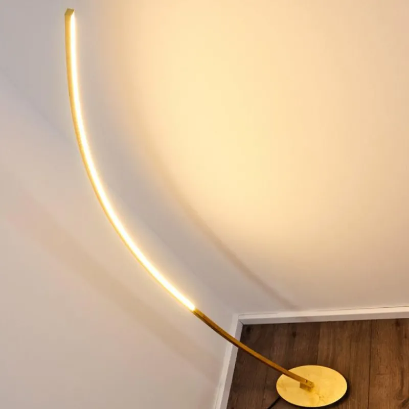 Lampes Dorées-hofstein Lampadaire Nagu LED Or, 1 lumière