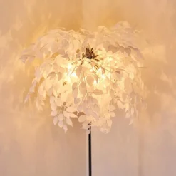 hofstein Lampadaire Nauela Acier brossé, 3 lumières