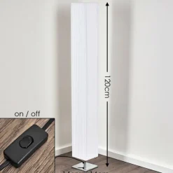 Lampes En Tissu-hofstein Lampadaire Newtok Chrome, 2 lumières