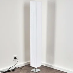 Lampes En Tissu-hofstein Lampadaire Newtok Chrome, 2 lumières