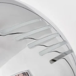 hofstein Lampadaire Nikkala Chrome, Blanc, 5 lumières