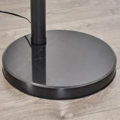 Suspension Verre Fumé-hofstein Lampadaire Nikkala Noir, 5 lumières