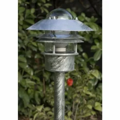 Luminaires Nordlux Lampadaire Nordlux Blokhus Acier inoxydable, Noir, Transparent, 1 lumière