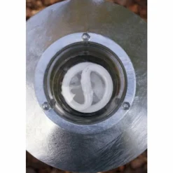 Luminaires Nordlux Lampadaire Nordlux Blokhus Acier inoxydable, Noir, Transparent, 1 lumière