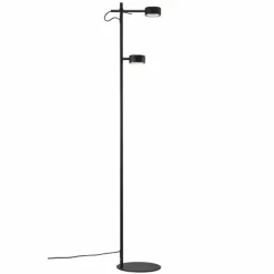 Luminaires Nordlux Lampadaire Nordlux CLYDE LED Noir, 2 lumières* Éclairage Led