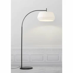 Lampes En Tissu-Luminaires Nordlux Lampadaire Nordlux DICTE Noir, 1 lumière