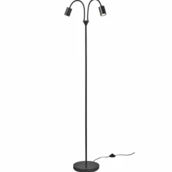 Luminaires Scandinaves-Luminaires Nordlux Lampadaire Nordlux EXPLORER Noir, 1 lumière