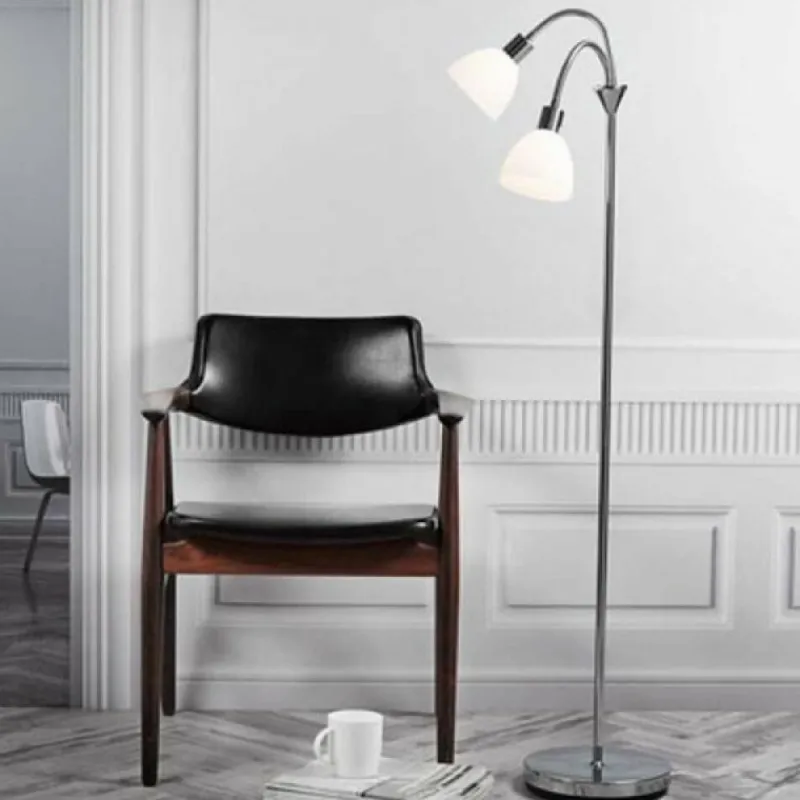 Luminaires Nordlux Lampadaire Nordlux RAY Chrome, 2 lumières