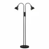 Luminaires Scandinaves-Luminaires Nordlux Lampadaire Nordlux RAY Noir, 2 lumières