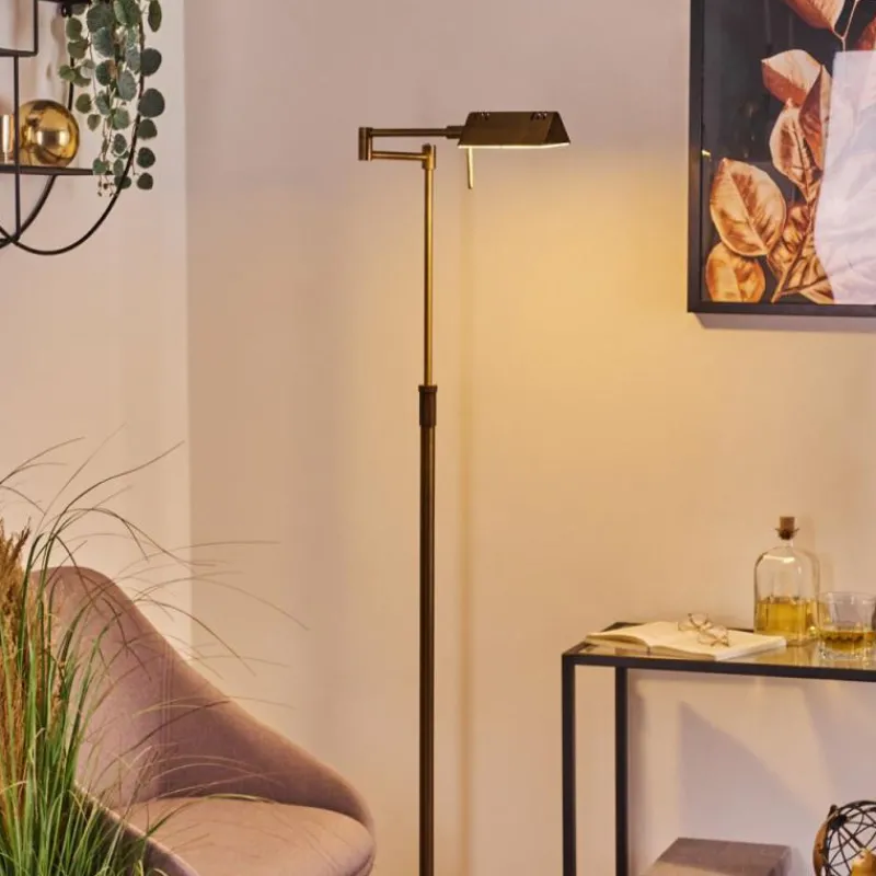 Lampes Art Déco-hofstein Lampadaire Norrlida LED Laiton, 1 lumière