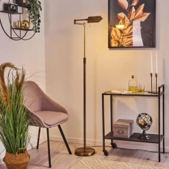 Lampes Art Déco-hofstein Lampadaire Norrlida LED Laiton, 1 lumière