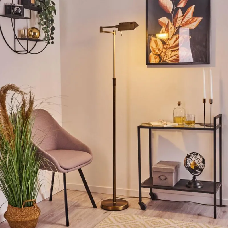 Lampes Art Déco-hofstein Lampadaire Norrlida LED Laiton, 1 lumière