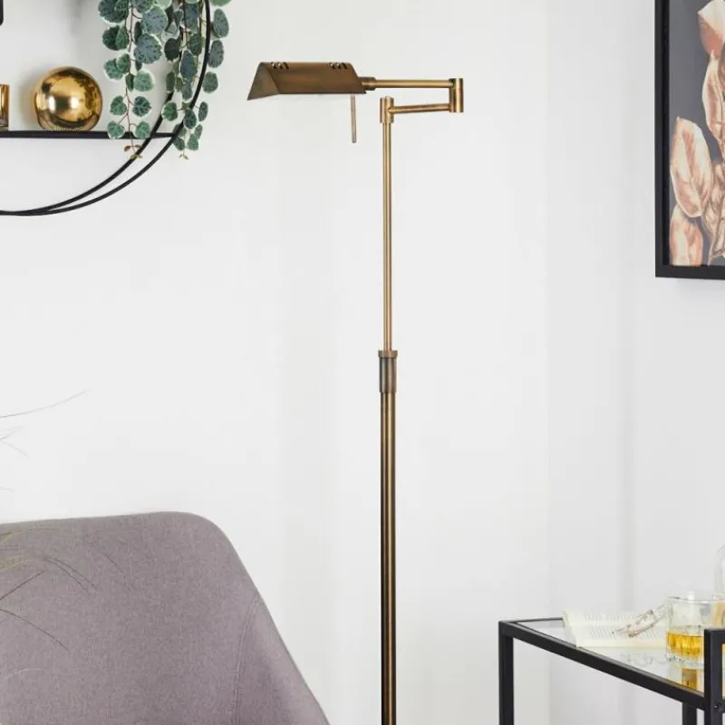 Lampes Art Déco-hofstein Lampadaire Norrlida LED Laiton, 1 lumière