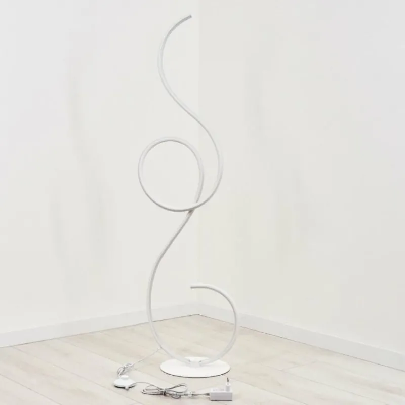 hofstein Lampadaire Olok LED Blanc, 1 lumière