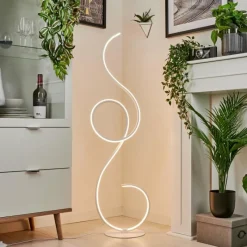 hofstein Lampadaire Olok LED Blanc, 1 lumière