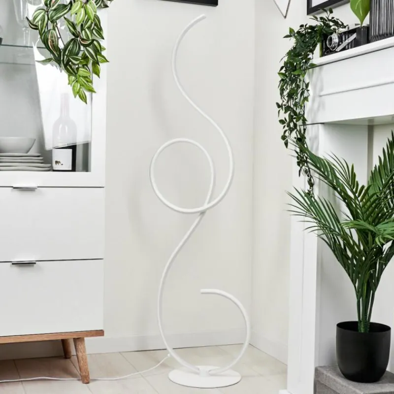 hofstein Lampadaire Olok LED Blanc, 1 lumière