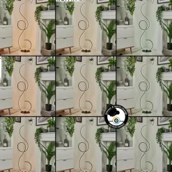 hofstein Lampadaire Olok LED Noir, 1 lumière