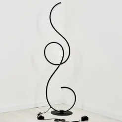 hofstein Lampadaire Olok LED Noir, 1 lumière