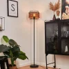 Style Boho-Chic-hofstein Lampadaire Otta Noir, 1 lumière