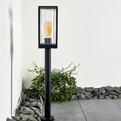 hofstein Lampadaire Palanga Noir, 1 lumière