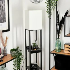 Lampes En Tissu-hofstein Lampadaire Pambor Noir, 1 lumière