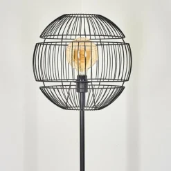 Lampes À Boules-hofstein Lampadaire Pampanillo Noir, 1 lumière