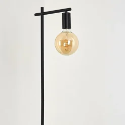 Lampes Industrielles-hofstein Lampadaire Pamunkey Noir, 1 lumière