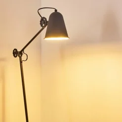 hofstein Lampadaire Pany Noir, 1 lumière* Lampadaires Et Lampes Sur Pied