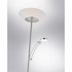 Luminaires Rustiques-Luminaires Paul Neuhaus Lampadaire Paul Neuhaus ALFRED LED Acier inoxydable, 1 lumière