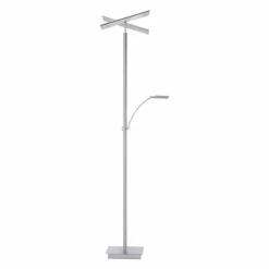 Luminaires Paul Neuhaus Lampadaire Paul Neuhaus ARTUR LED Acier inoxydable, 2 lumières* Éclairage Led