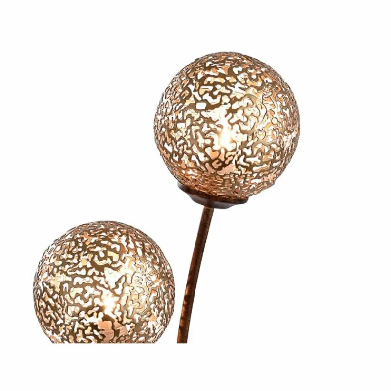 Luminaires Rustiques-Luminaires Paul Neuhaus Lampadaire Paul Neuhaus GRETA Rouille, 6 lumières