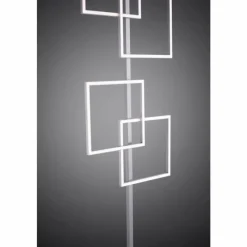 Luminaires Paul Neuhaus Lampadaire Paul Neuhaus INIGO LED Acier inoxydable, 4 lumières, Télécommandes* Éclairage Led