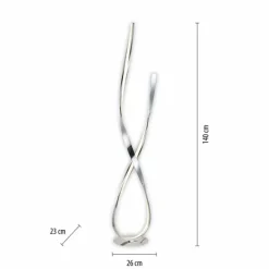 Luminaires Paul Neuhaus Lampadaire Paul Neuhaus LINDA LED Chrome, 1 lumière* Éclairage Led