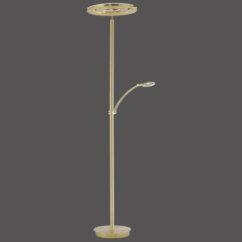 Luminaires Paul Neuhaus Lampadaire Paul Neuhaus MARTIN LED Laiton, 1 lumière* Lampadaires Et Lampes Sur Pied