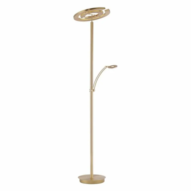 Luminaires Paul Neuhaus Lampadaire Paul Neuhaus MARTIN LED Laiton, 1 lumière* Lampadaires Et Lampes Sur Pied
