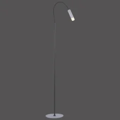 Luminaires Paul Neuhaus Lampadaire Paul Neuhaus PURE-GEMIN LED Aluminium, Noir, 1 lumière* Lampadaires Et Lampes Sur Pied