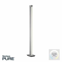 Luminaires Paul Neuhaus Lampadaire Paul Neuhaus PURE-LINES LED Aluminium, 1 lumière, Télécommandes* Lampadaires Et Lampes Sur Pied