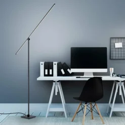 Luminaires Paul Neuhaus Lampadaire Paul Neuhaus PURE-GRAFO LED Noir, 1 lumière* Éclairage Led