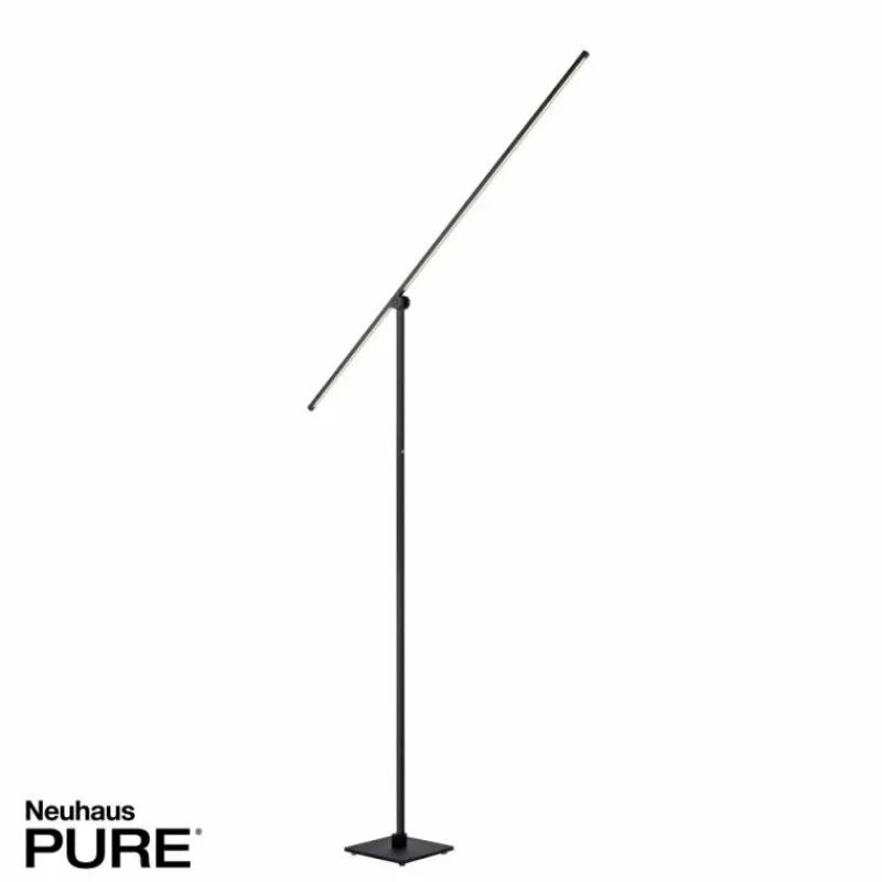 Luminaires Paul Neuhaus Lampadaire Paul Neuhaus PURE-GRAFO LED Noir, 1 lumière* Éclairage Led