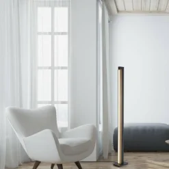 Lampes En Bois-Luminaires Paul Neuhaus Lampadaire Paul Neuhaus PURELINES LED Écru, 1 lumière, Télécommandes