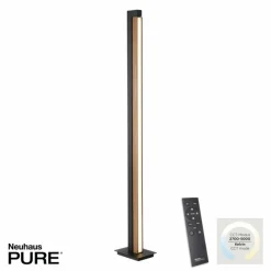 Lampes En Bois-Luminaires Paul Neuhaus Lampadaire Paul Neuhaus PURELINES LED Écru, 1 lumière, Télécommandes