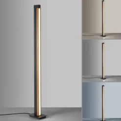 Lampes En Bois-Luminaires Paul Neuhaus Lampadaire Paul Neuhaus PURELINES LED Écru, 1 lumière, Télécommandes