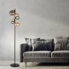 Suspension Verre Fumé-Luminaires Paul Neuhaus Lampadaire Paul Neuhaus POPSICLE LED Noir, 7 lumières