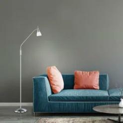 Luminaires Paul Neuhaus Lampadaire Paul Neuhaus PINO Acier inoxydable, 1 lumière