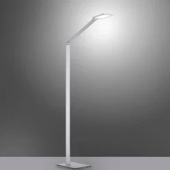Paul Neuhaus Q-Serie Lampadaire Paul Neuhaus Q-HANNES LED Argenté, 1 lumière, Télécommandes
