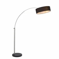 Lampes En Tissu-Luminaires Paul Neuhaus Lampadaire Paul-Neuhaus PETRO Acier brossé, 3 lumières