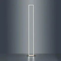 Paul Neuhaus Q-Serie Lampadaire Paul-Neuhaus Q-KAAN LED Acier brossé, 2 lumières, Télécommandes