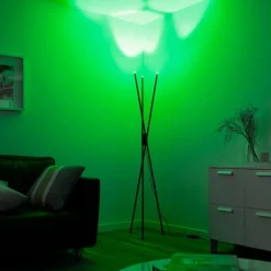 Paul Neuhaus Q-Serie Lampadaire Paul-Neuhaus Q-PETER LED Anthracite, 3 lumières, Télécommandes