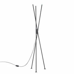 Paul Neuhaus Q-Serie Lampadaire Paul-Neuhaus Q-PETER LED Anthracite, 3 lumières, Télécommandes