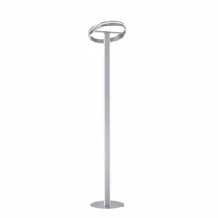 Paul Neuhaus Q-Serie Lampadaire Paul-Neuhaus Q-VITO LED Acier brossé, 3 lumières, Télécommandes